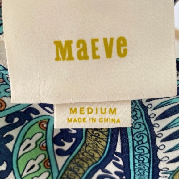 Anthro Maeve Ludovica Silk Flutter Sleeve Top - Picture 8 of 8